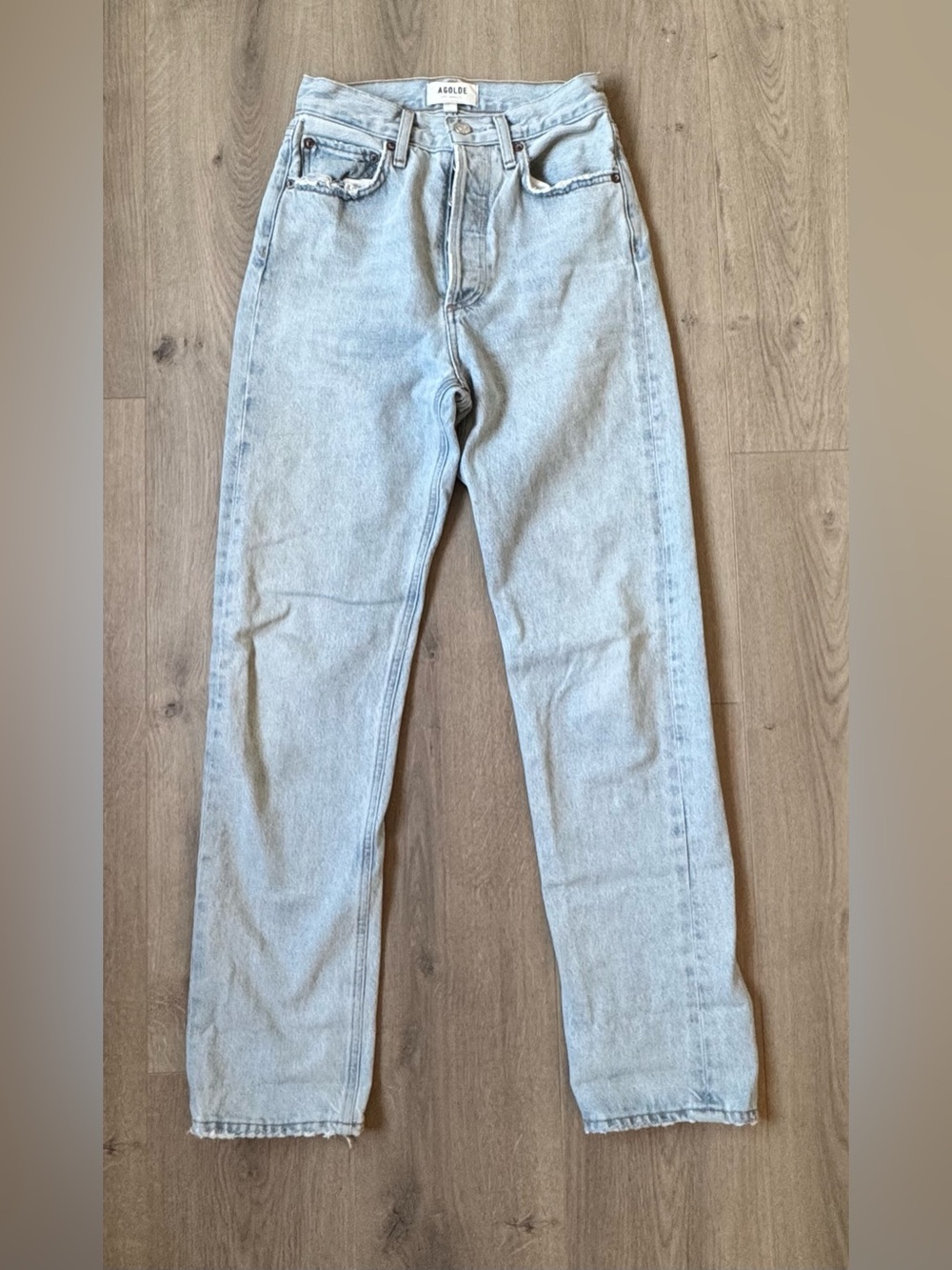Agolde 90’s Pinch Blue Denim Jeans size 22